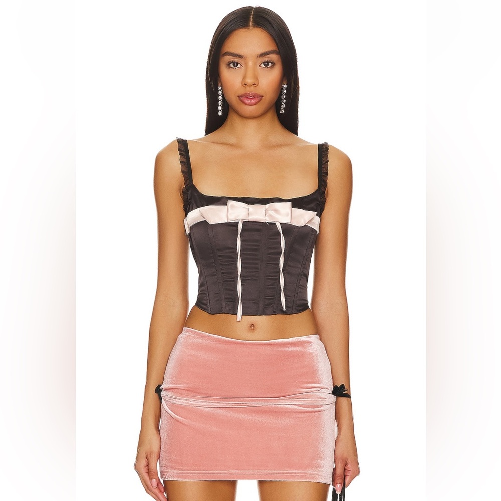 Zemeta Your Gift Corset in Black & Pink